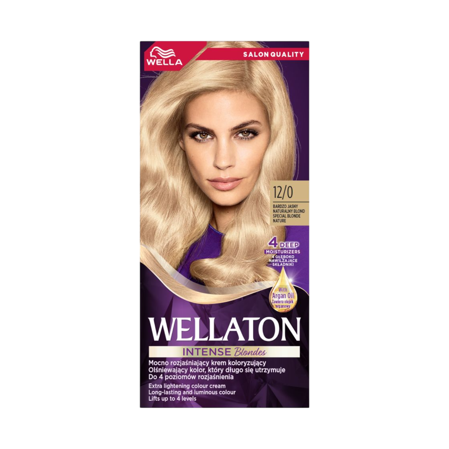 Wella Wellaton krem koloryzujący 12/0 bardzo jasny naturalny blond, 1 opak.