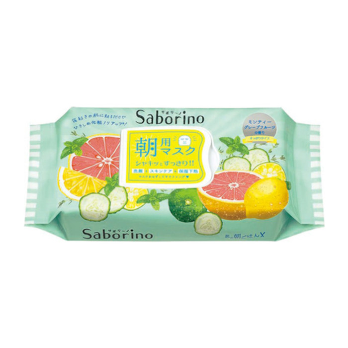 BCL Saborino Morning Facial Sheet Mask Minty Fresh N maska do twarzy poranna, 32 szt./1 opak.