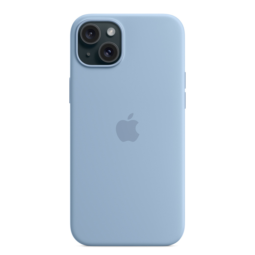 Apple iPhone 15 Plus Silicone Case with MagSafe - Winter Blue