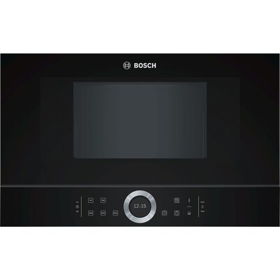 Kuchenka mikrofalowa BOSCH BFL634GB1 SERIA 8 900W pojemność 21L Automatyka wagowa Autopilot 7 Czarny