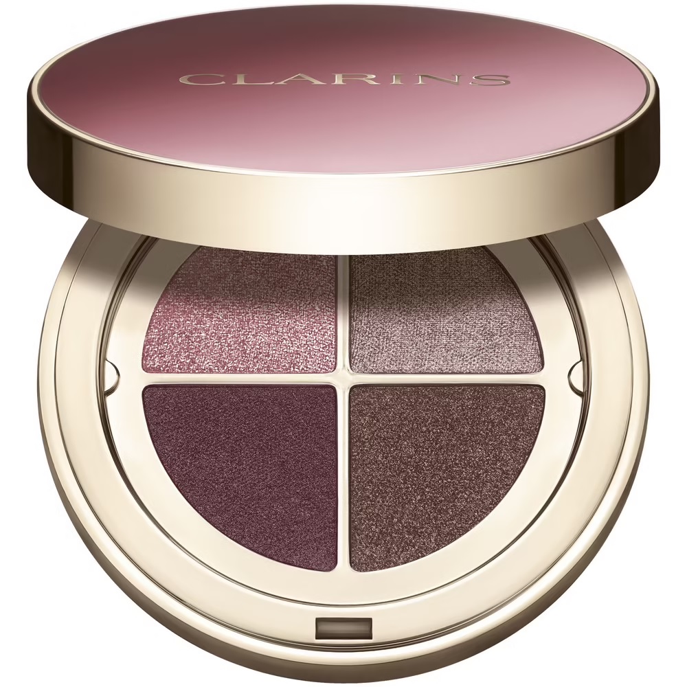 Clarins Ombre 4 Couleurs Eyeshadow Palette paleta cieni do powiek 02 Rosewood Gradation, 4,2 g