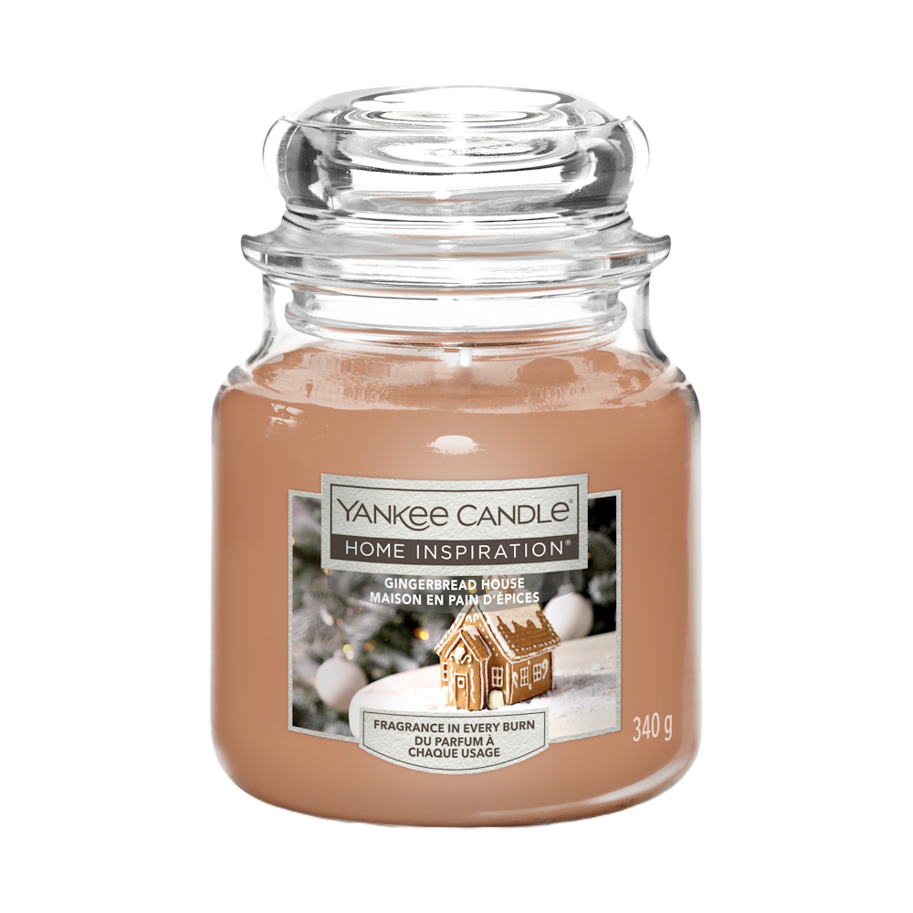 Yankee Candle Home Inspiration Gingerbread House świeca zapachowa, 340 g