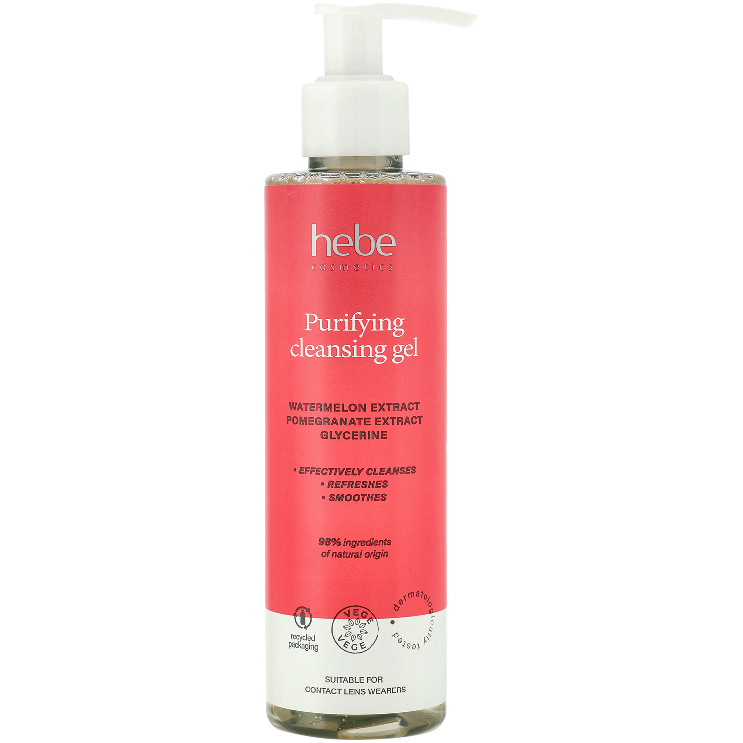 Hebe Cosmetics Purifying Cleansing Gel oczyszczający żel do mycia twarzy, 200 ml