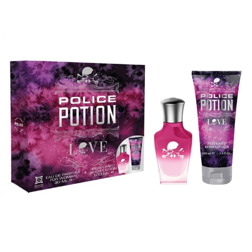 Police Potion Love  zestaw: woda perfumowana damska, 30 ml + balsam do ciała, 100 ml