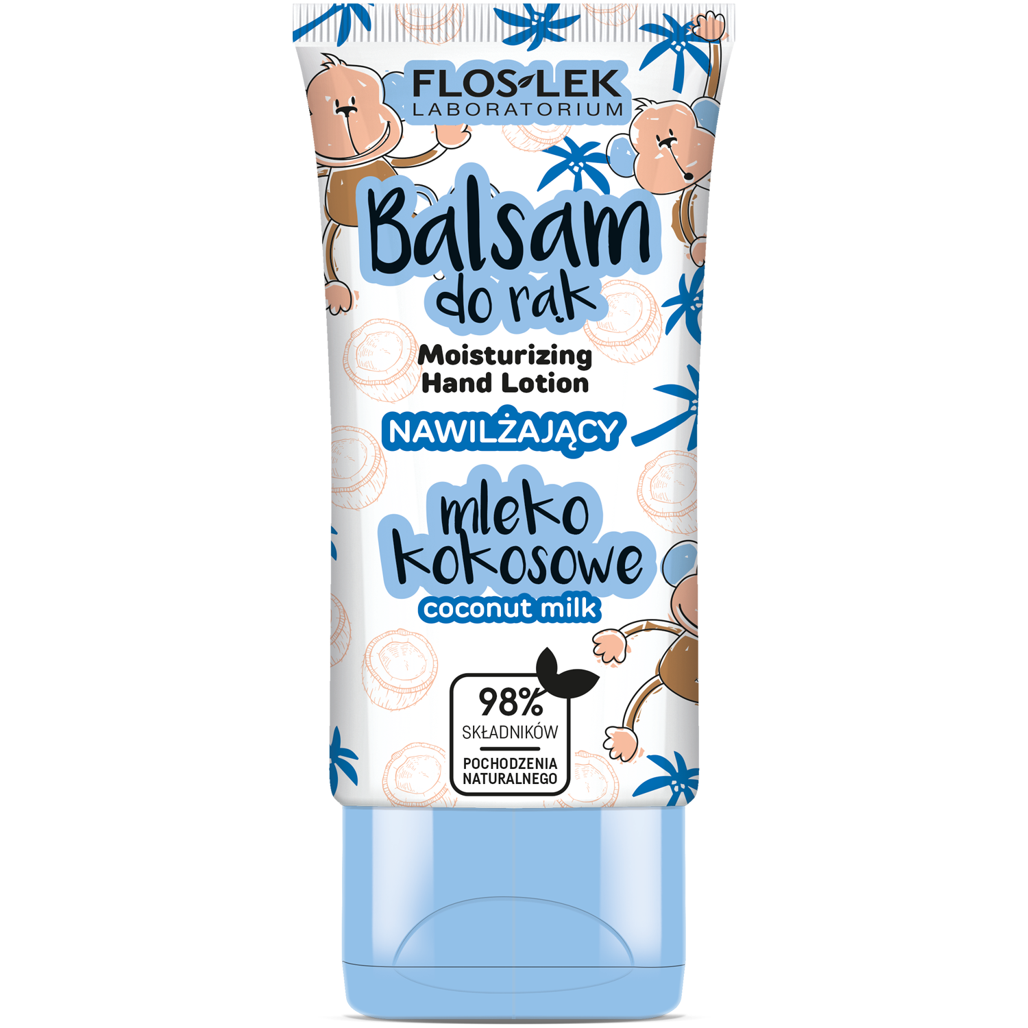 Floslek balsam do rąk mleczko kokosowe, 40 ml