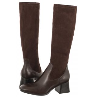 Kozaki Caprice Brązowe 9-25527-41 329 Dk Brown Comb