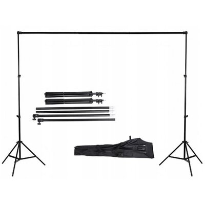 System do mocowania tła fotograficznego MASSA Atelier, dwa statywy + poprzeczka 230x304 cm
