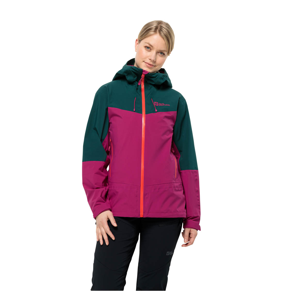 Damska kurtka górska Jack Wolfskin ALPSPITZE TOUR 3L JKT W new magenta - XS