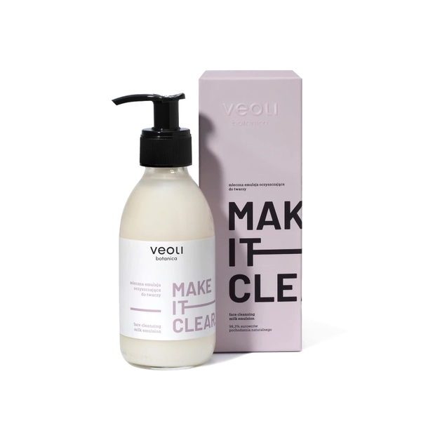 Veoli Botanica Make it Clear mleczna emulsja oczyszczająca do twarzy, 200 ml