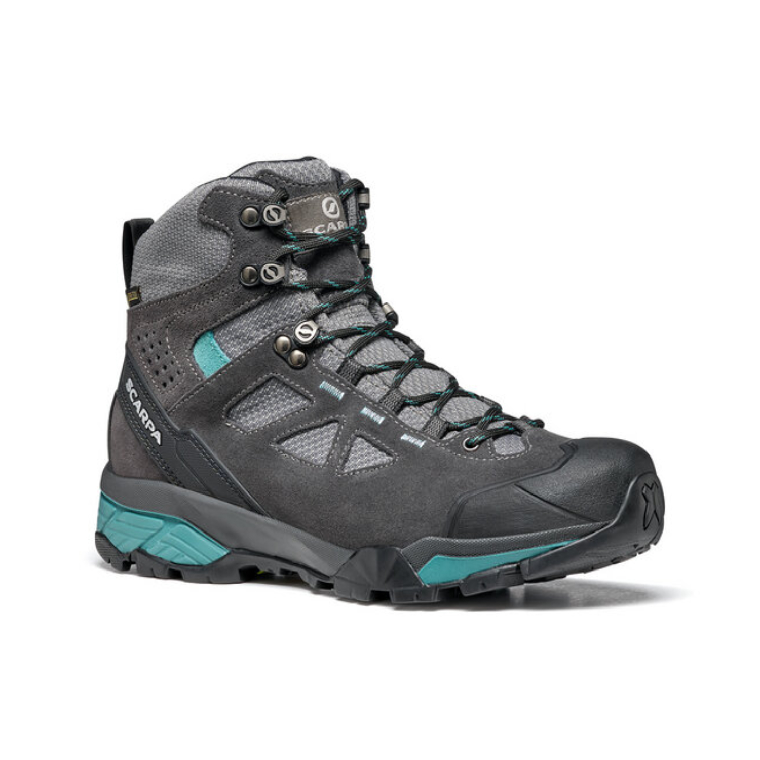 Damskie buty trekkingowe Scarpa ZG Lite GTX Women dark grey/blue lagoon - 37,5