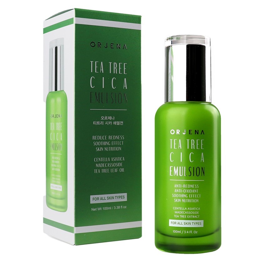 Orjena Tea Tree Cica kojąca emulsja do twarzy z ekstraktem z wąkroty azjatyckiej, 100 ml