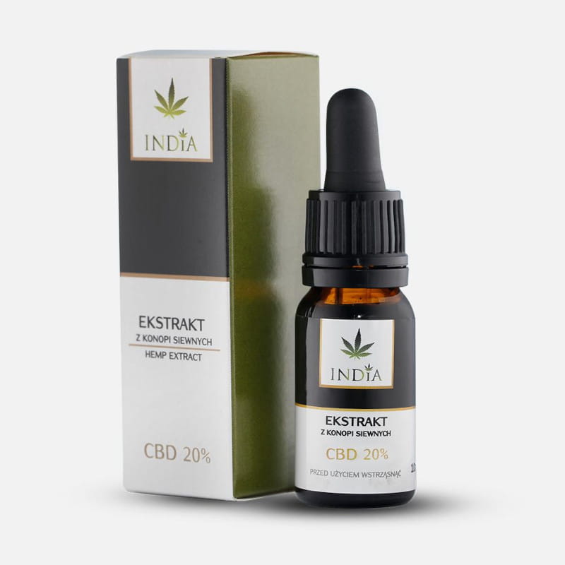 Olej z CBD 20% ekstrakt z konopi siewnych 10 ml (India)