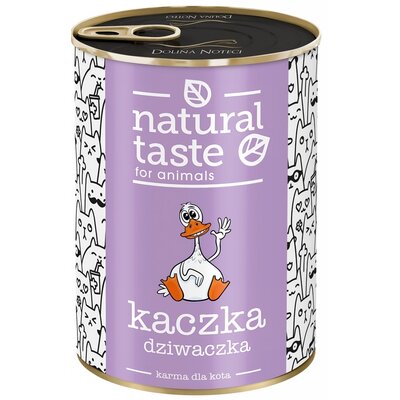 Karma dla kota NATURAL TASTE Kaczka Dziwaczka 400 g