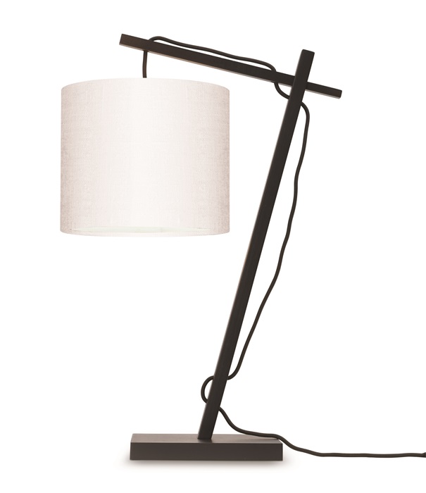 Good&Mojo - Lampa biurkowa czarna ANDES (biała)
