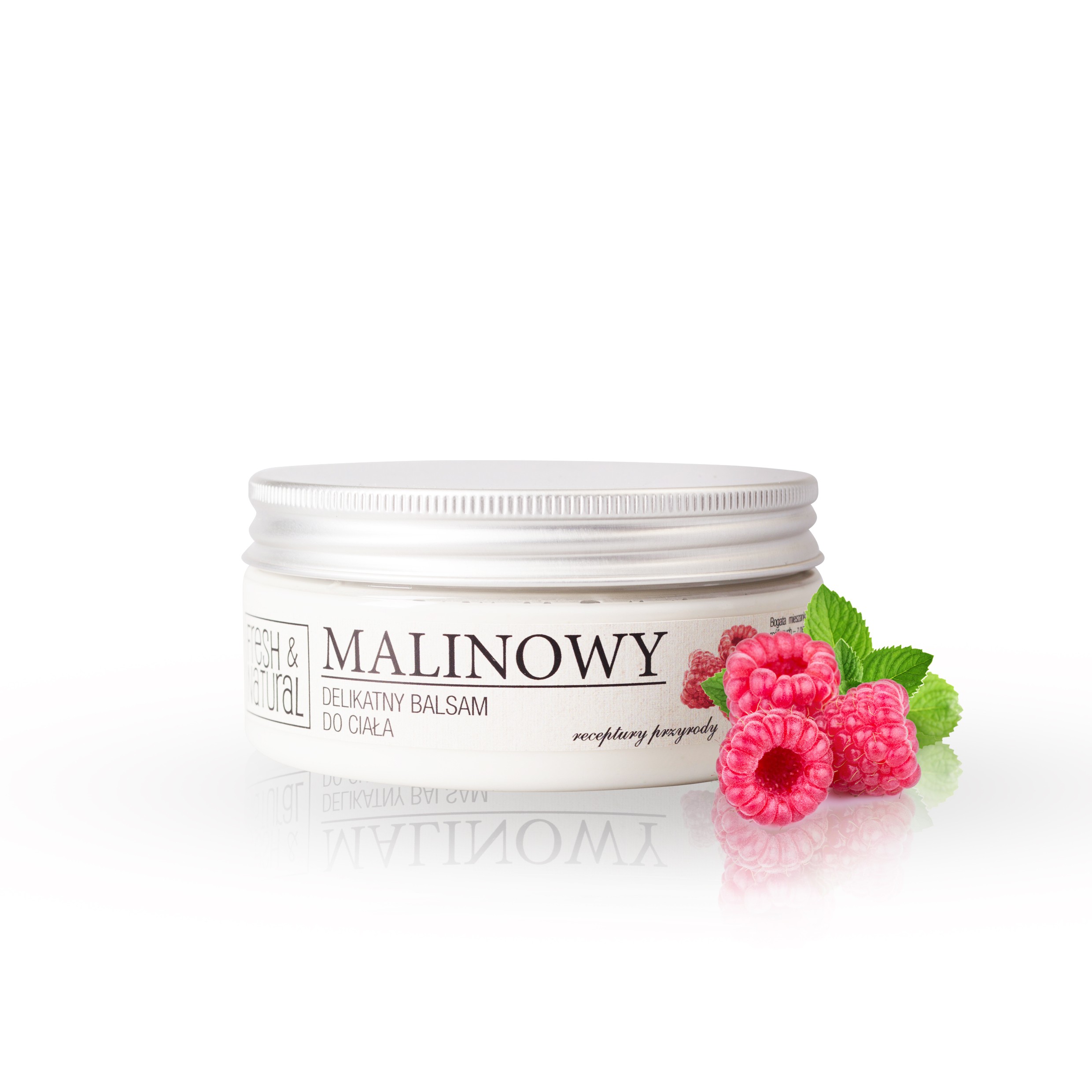 Fresh & Natural balsam do ciała malinowy, 250 ml