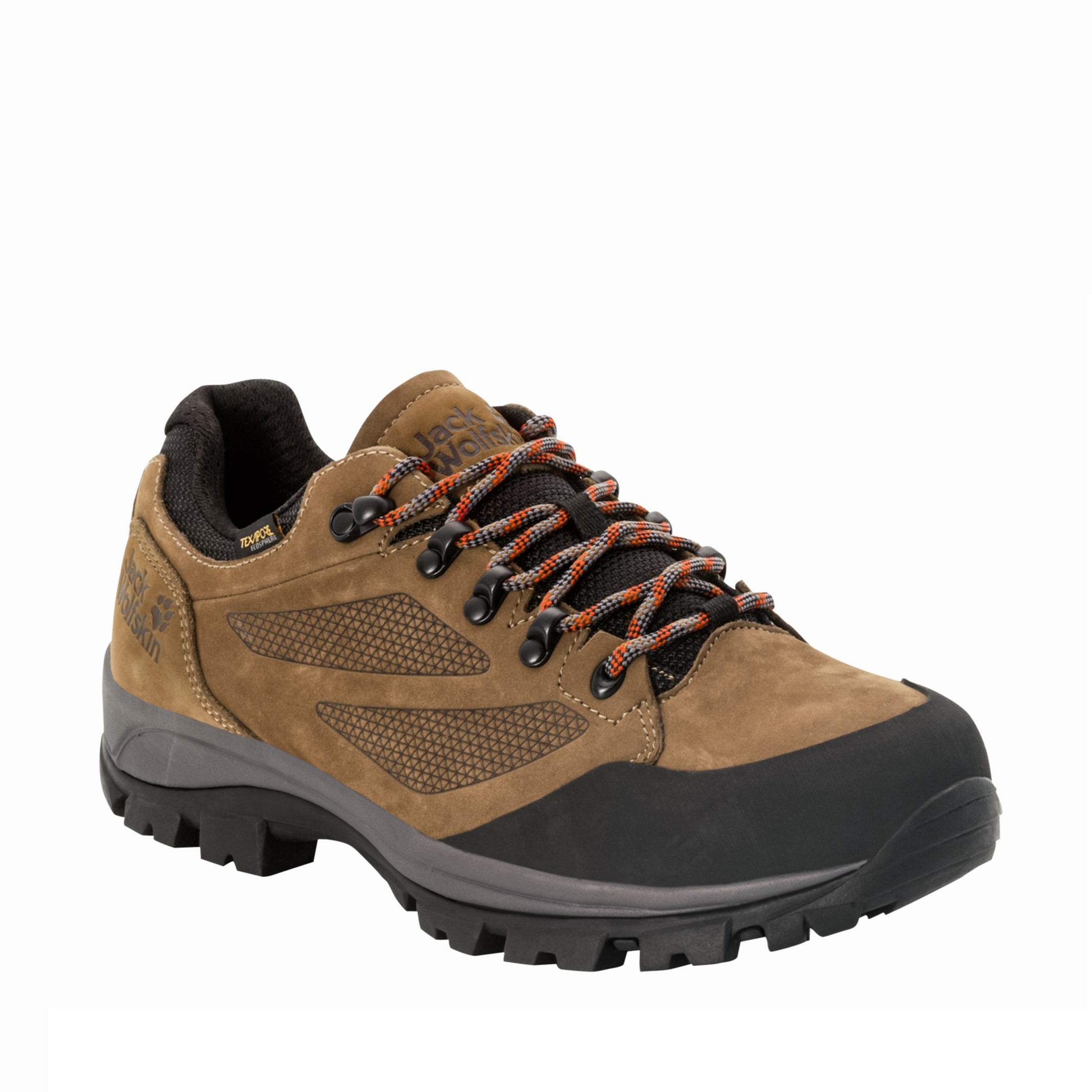 Buty męskie trekkingowe Jack Wolfskin REBELLION TEXAPORE LOW M brown / red - 45
