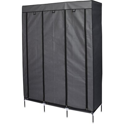 Szafa tekstylna SASKA GARDEN 45221 127 x 45 x 172 cm Ciemnoszary