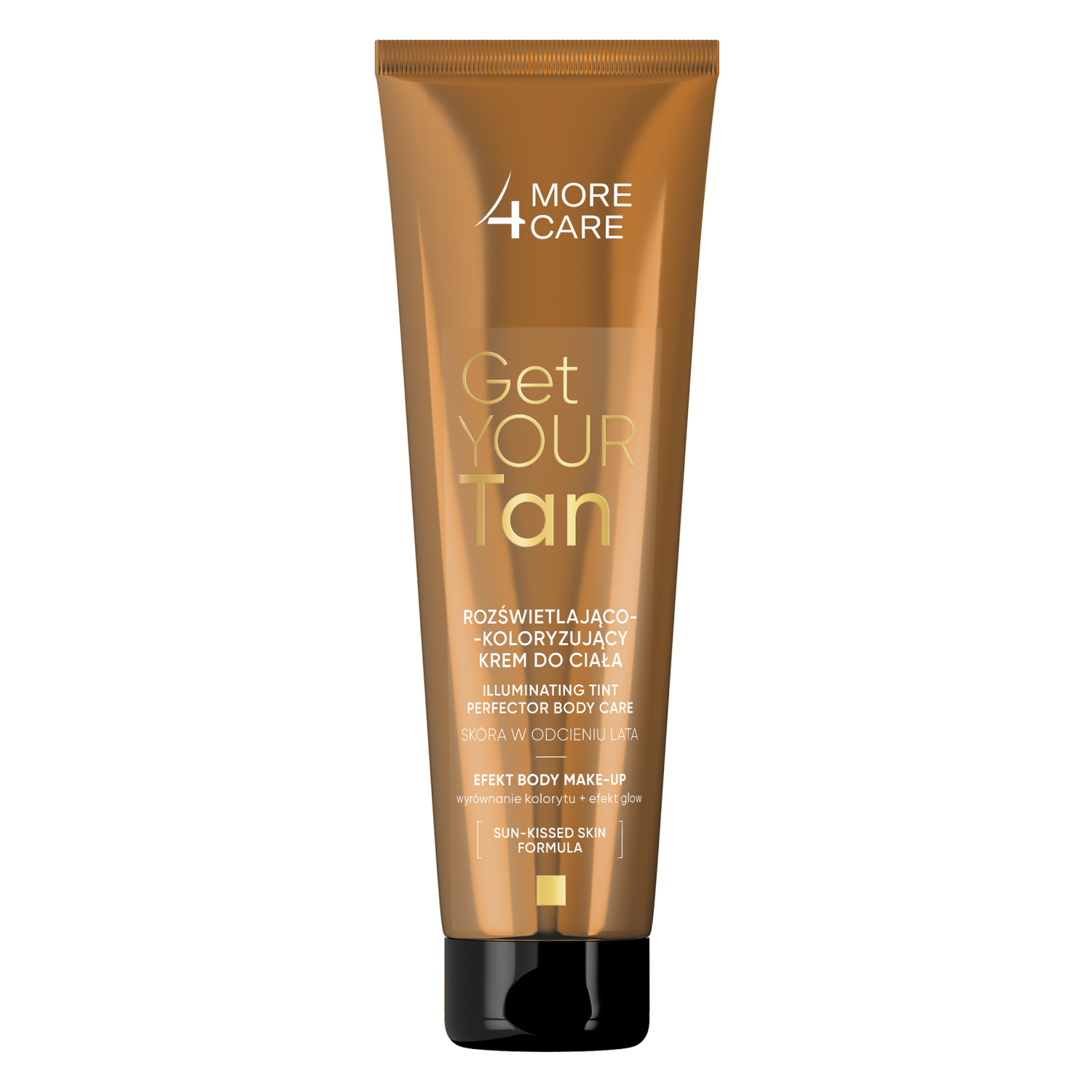 More4Care Get Your Tan rozświetlający krem koloryzujący do ciała, 100 ml
