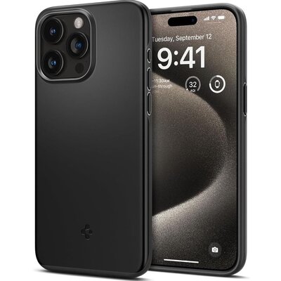 Etui SPIGEN Thin Fit do Apple iPhone 15 Pro Max Czarny
