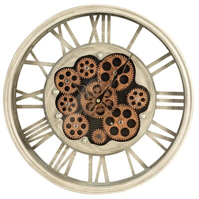 Zegar ścienny EUROFIRANY 65 37 cm Popielaty