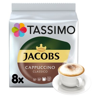 Kapsułki TASSIMO Jacobs Cappuccino Classico do ekspresu Bosch Tassimo