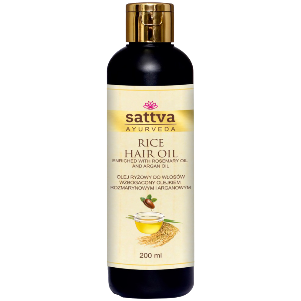 Sattva olej ryżowy do włosów, 200 ml