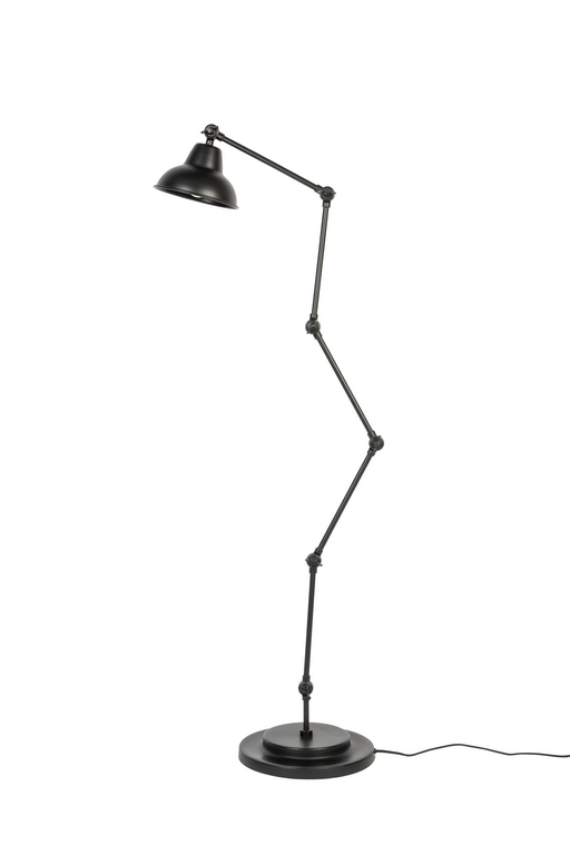 White Label Living - Lampa podłogowa XAVI (czarna)