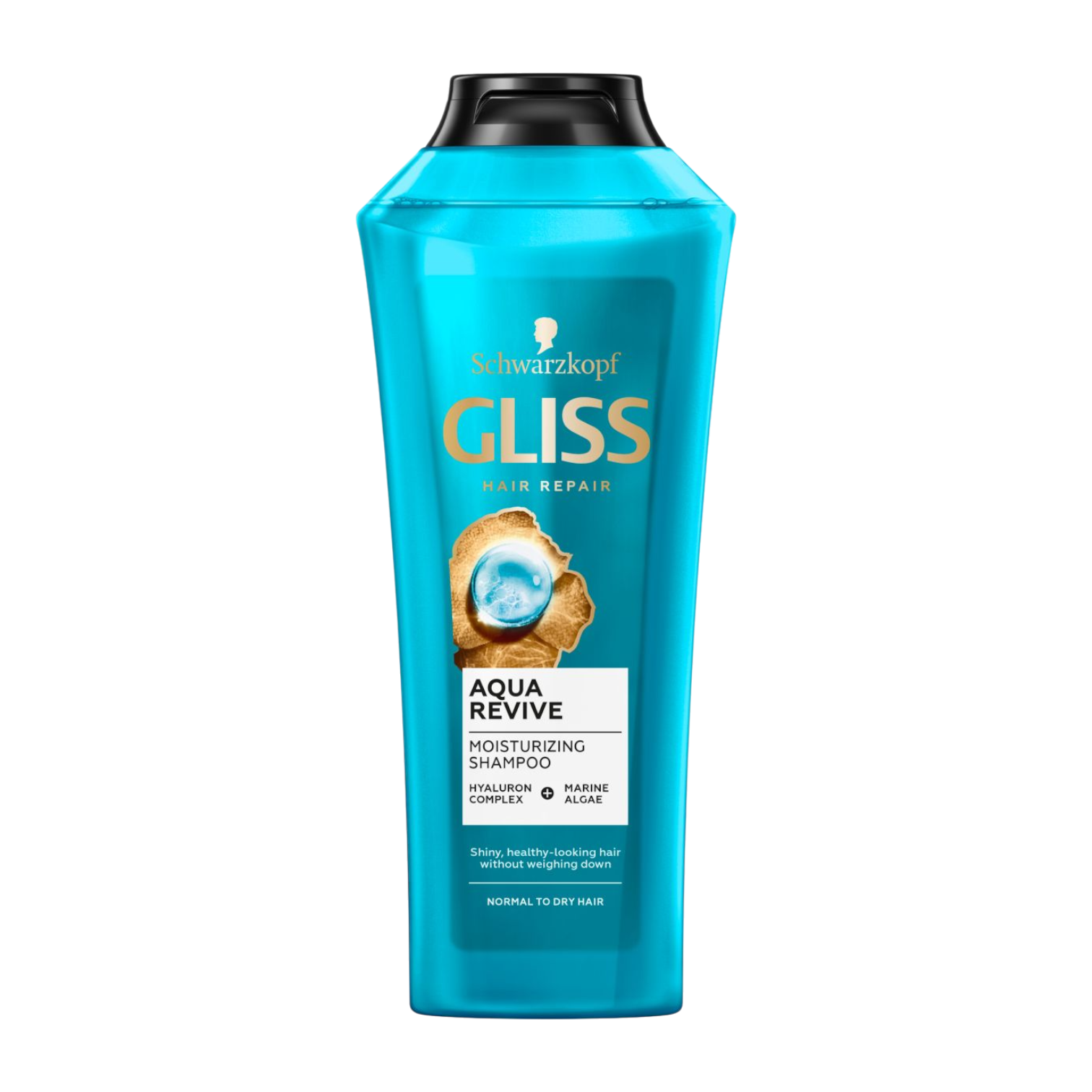 Gliss Aqua Revive szampon do włosów suchych i normalnych, 400 ml