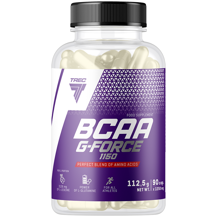 Trec BCAA G-Force suplement diety, 90 kaps./1 opak.