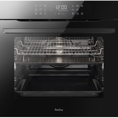 Piekarnik AMICA ED97696BA+ X-TYPE Steam Elektryczny parowy Czarny A+ Funkcja Pizza, Termosonda 