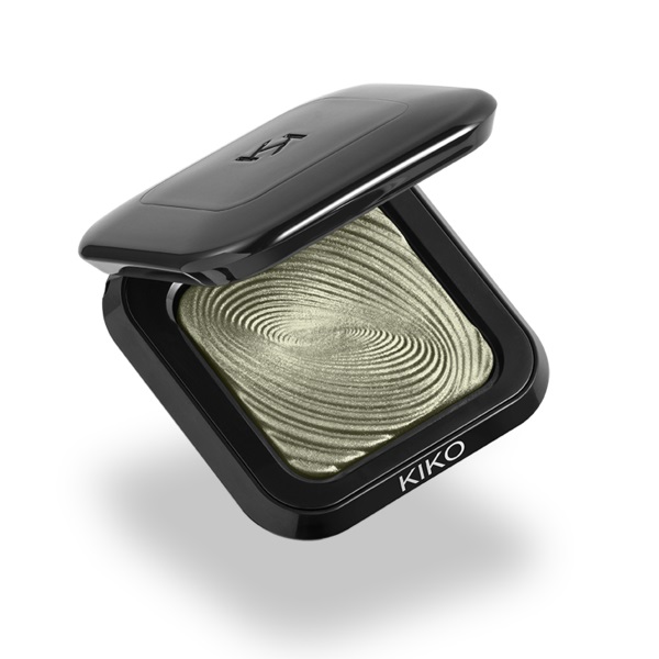 Kiko Milano New Water cień do powiek zapewniający natychmiastowy kolor do nakładania na sucho i na mokro 16 Olive Green, 3 g