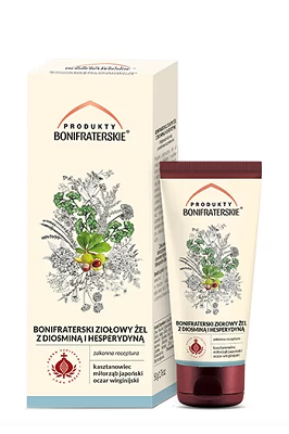 Bonifraterski Ziołowy Żel z Diosminą i Hesperydyną 50g