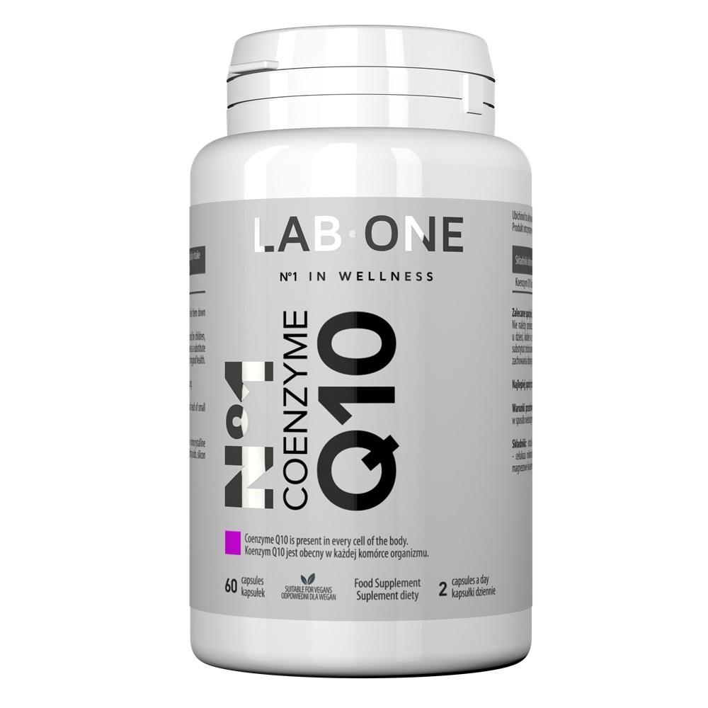 Lab One N°1 Coenzyme Q10 suplement diety koenzym Q10, 60 kaps./1 opak.