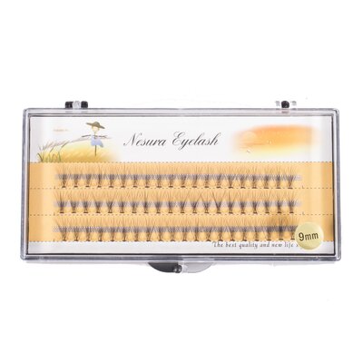 Rzęsy LEOBERT Kępki Premium 9 mm (60 sztuk)