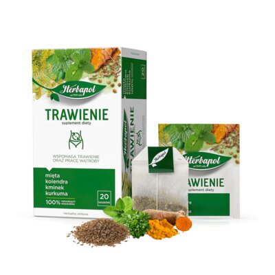 Herbata HERBAPOL Trawienie (20 sztuk)