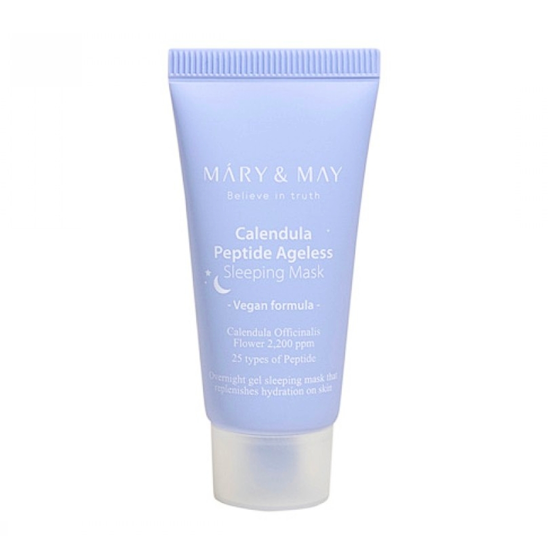 Mary & May Calendula łagodząco-ujędrniająca maska na noc, 30 g