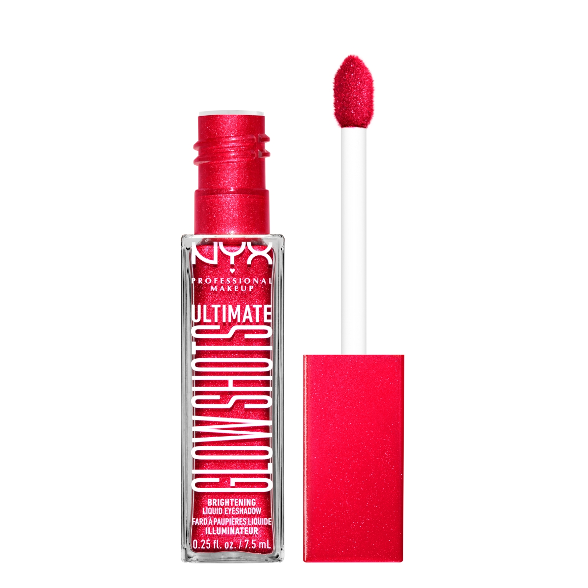 NYX Professional Makeup Ultimate Glow Shots cień do powiek w płynie strawberry stacked, 7,5 ml