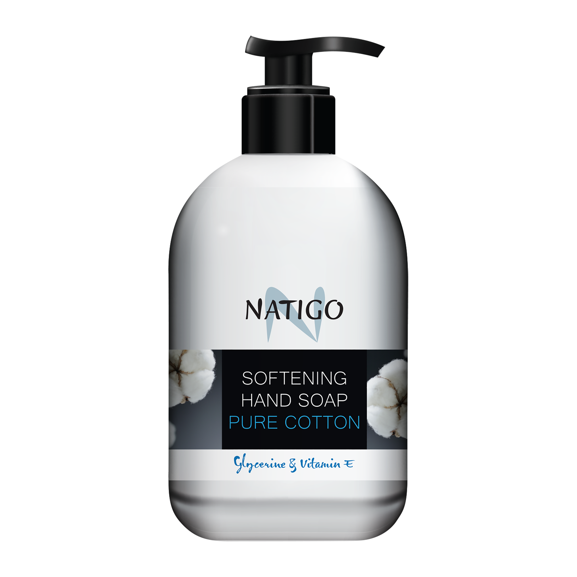 Natigo Pure Cotton łagodzące mydło w płynie, 500 ml