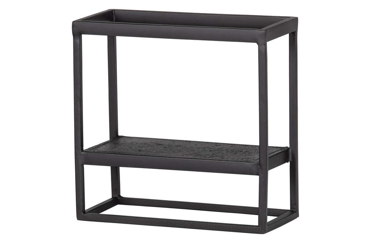 Woood - Półka ścienna Febe square (czarna)