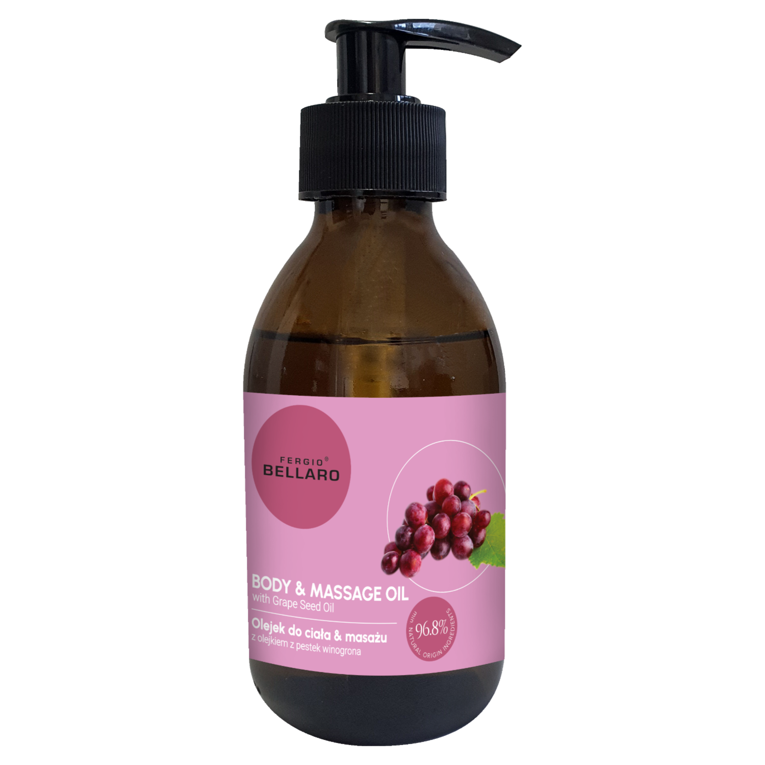 Fergio Bellaro Skin Food olejek do ciała i masażu z olejkiem z pestek winogron, 200 ml