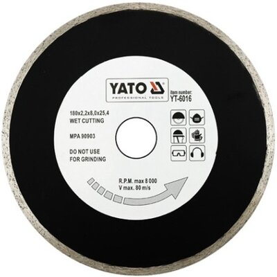 Tarcza do cięcia YATO YT-6016 180 mm