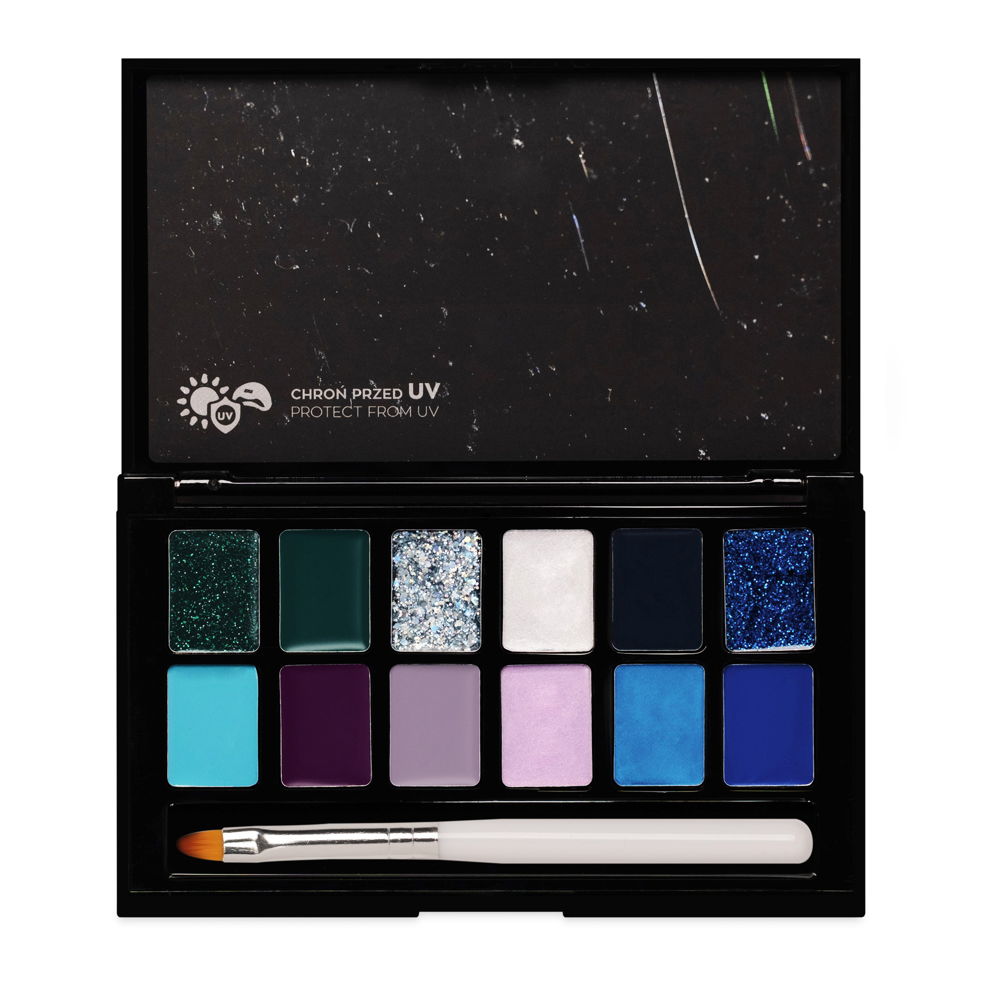Mani King Crystal Charm paleta z lakierami hybrydowymi, 18 g