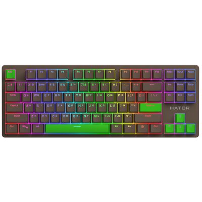 Klawiatura HATOR Rockfall 2 Mecha Tactile Autograph Edition Choco