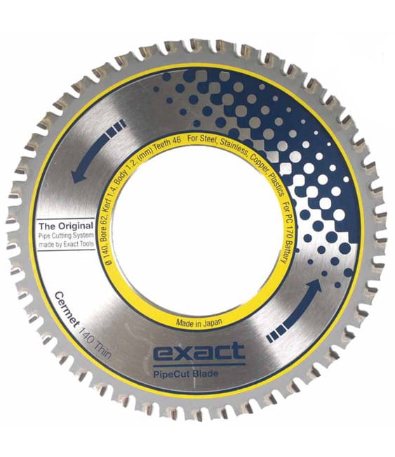 Tarcza widiowa do cięcia stali nierdzewnej 140 mm EXACT CERMET THIN