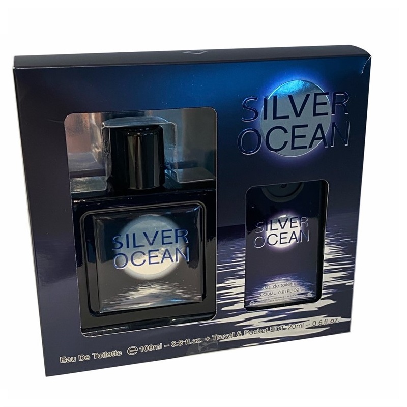 Omerta Silver Ocean zestaw: woda perfumowana damska, 100 ml + woda perfumowana damska, 20 ml