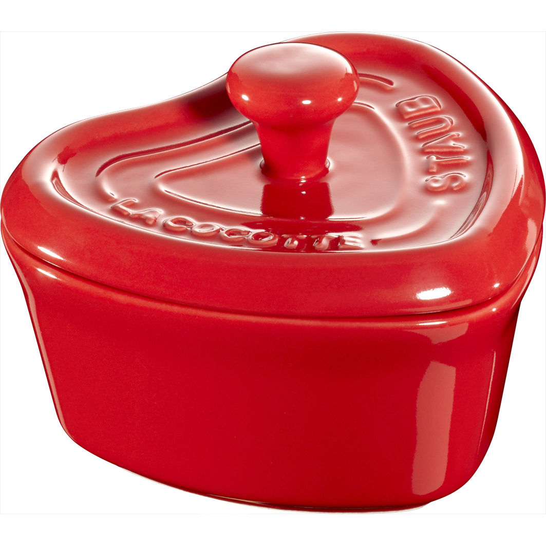 Staub - Garnuszek Mini Cocotte serce Xs - Minis 200 ml czerwony