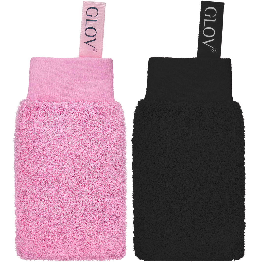 Glov KissKiss zestaw: rękawiczki do peelingu ust, 2 szt.