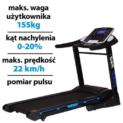 Bieżnia elektryczna HERTZ FITNESS Vario Pro 2206W 22km/h