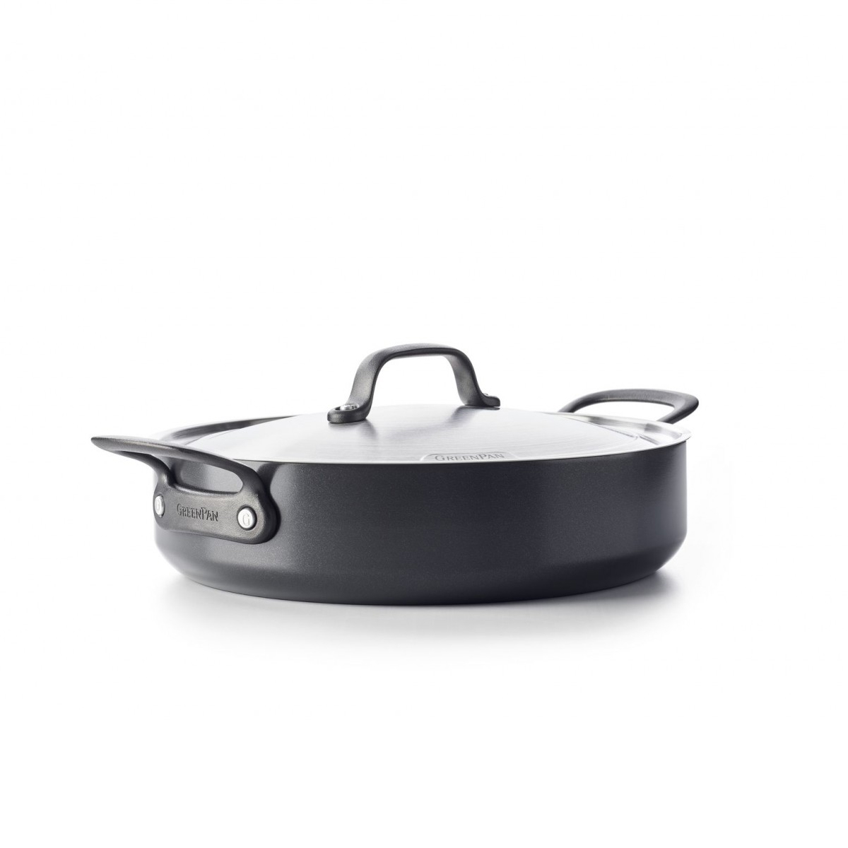 GreenPan - Patelnia głęboka z pokrywką CRAFT 30 cm