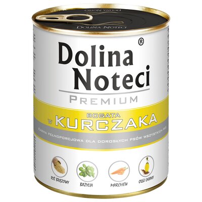Karma dla psa DOLINA NOTECI Premium bogata w kurczaka 800 g